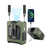 FansyJKJ wearable neck fan delivers hands-free cooling.