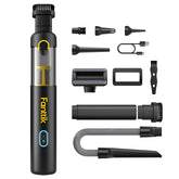 Fanttik Slim V8 APEX car vacuum demonstrates strong suction for tight gaps