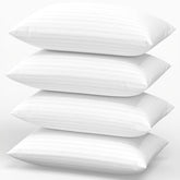 Favocama standard 4-pack pillows on bed for restful nights