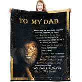 Favwgik dad blanket folded 50x70, easy to tuck away and gift