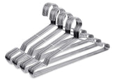Fayleeko heavy-duty stainless steel coat hangers display 40-pack for sleek, spacious wardrobes.