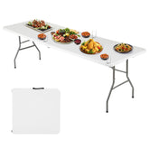 FDW 6FT folding table top view for indoor and outdoor events