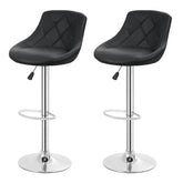 FDW bar stools adjustable-height and swivel seats for flexible kitchen seating.