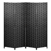 FDW four-panel wood screen showing versatile room separation