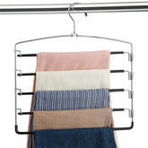 FeeraHozer space-saving pants hangers six-pack maximize closet space