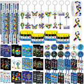 Feifeiya autism awareness wristbandsβcolorful and durable for events.