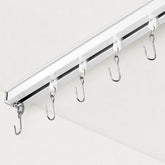 FELIDESIGN curtain track ceiling rail close-up showing premium aluminum profile for smooth movement