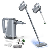FEPPO steam mop floor cleaning on hardwood and tile floors