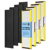 FFAC FLT4825 Filter B beside GermGuardian, captures up to 99.97% of 0.3 micron particles.