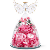 FIACO preserved rose under glass dome showcasing enduring beauty