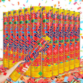 FIEKEICC confetti cannon multicolor 12inch in action for a vibrant celebration