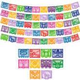 Fiesta Wraps full set of Mexican party banners with ten designs each for vibrant fiesta decor.