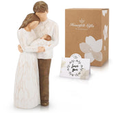 Fighting to Achieve gift box with greeting card for new parents.