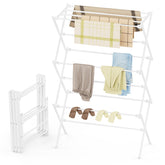 FILROUG drying rack folding design offers space-saving versatility for compact laundry rooms.