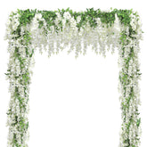 Findosom Wisteria garland 5-piece package contents for versatile decor.