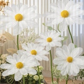 FineCheer large 30 cm white daisy for elegant indoor decor.