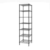 Finnhomy heavy-duty 7-tier shelving assembly for sturdy home storage and organization