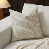 FIOUOVO floral pillow cover 24x24 adds soft texture to your sofa.