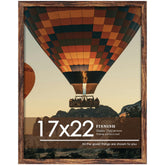 Fisnish 17x22 frame front view shows sturdy MDF construction for durable wall displays