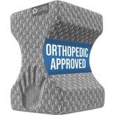 Five Stars United knee pillow between knees supports spinal alignment and comfort.
