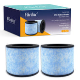 Flintar F100 replacement filter two-pack for Instant AP100 purifiers, convenient replacements.