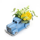 FLOROAD spring blue truck decor on tabletop adds rustic farmhouse charm