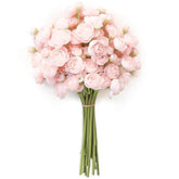 Floroom blush ranunculus 18pcs bouquet filler for wedding decor