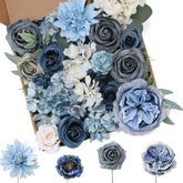 Floweroyal dusty blue flowers mix for DIY bouquets and home décor