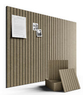 Fluxynara 12 premium tiles arranged on wall for flexible bulletin board design