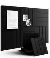 Fluxynara bulletin tiles arranged on wall for modular organization.