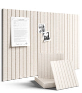 Fluxynara large felt bulletin board 36x24 with six tiles arranged for flexible layouts and notes.