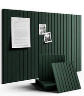 Fluxynara large felt bulletin board with six tiles for flexible wall layouts.