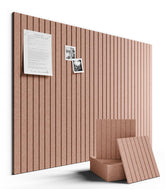Fluxynara large felt bulletin board tiles arranged as modular wall display to organize schedules.