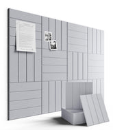 Fluxynara large felt bulletin board tiles forming a customizable wall display for schedules