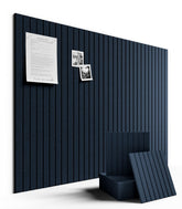 Fluxynara large felt bulletin board tiles laid out on wall for flexible schedules and ideas