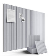 Fluxynara large felt bulletin board tiles arranged for a modular wall display