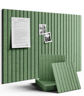 Fluxynara large felt bulletin board tiles arranged on wall for organized schedules and ideas.
