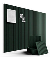 Fluxynara large felt bulletin board tiles arranged on wall for flexible organization