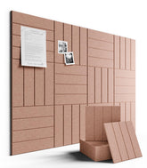 Fluxynara large felt bulletin board tiles for flexible wall organization in homes and offices