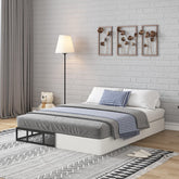 FMDMR full-size box spring with fabric cover top view showing sturdy base and clean lines for mattress support