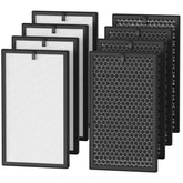 FMDZFL AP400 replacement filter pack eight-pack for easy maintenance and consistent air quality.