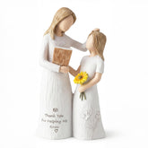 Foam Eternal teacher-student sculpture displayed on a desk, a thoughtful classroom gift