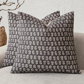 Foindtower decorative vintage floral front view cushion cover adds timeless charm.