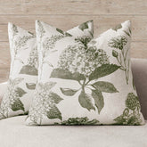 Foindtower double-sided vintage floral pillow cover in sage green for versatile decor.