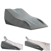 FOITLE leg elevation pillow top view highlighting adjustable height for comfort.
