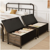 Fokyfok under-bed storage containers with wheels glide smoothly for quick access