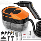 Fololicx steam cleaner shows 15s heat-up for rapid cleaning sessions.
