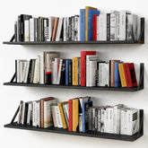 Forbena floating shelves 36in 8in deep set of 3 for clutter-free storage and display