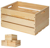 FORBRADS pine wood crate assembly view shows durable joinery for sturdy storage
