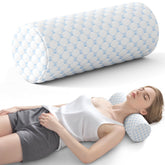 Forcanby neck roll pillow with cooling cover for a refreshing sleep